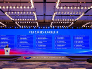 “2025中国VR50强企业”发布  歌尔股份、京东方、宏达通讯位居前三