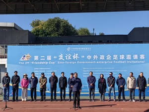 贸促会举办第二届“友谊杯”中外政企足球邀请赛 外资企业等20支球队参赛