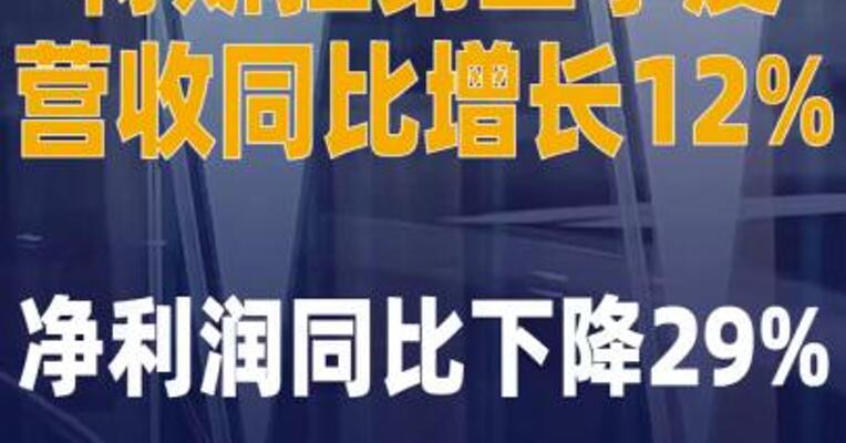 特斯拉第三季度营收 同比增长12%，净利润 同比下降29%
