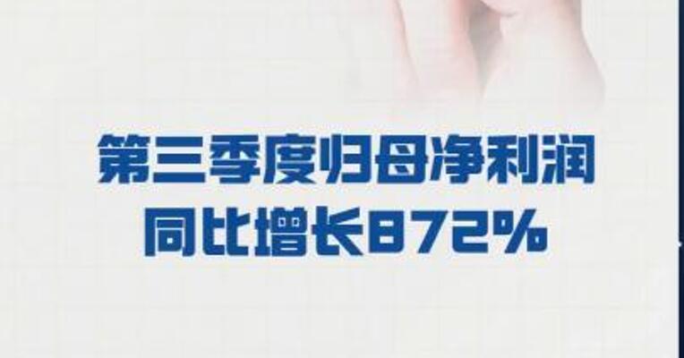 桐昆股份：第三季度 归母净利润同比增长872%