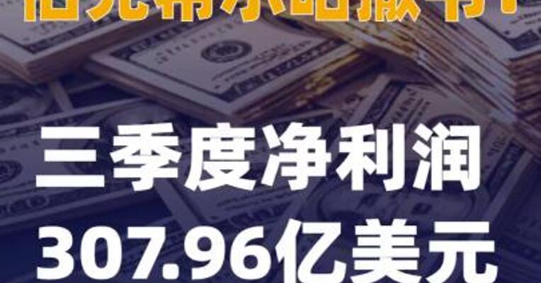 伯克希尔哈撒韦：三季度净利润307.96亿美元