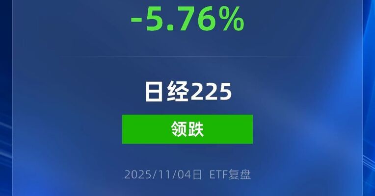 日经225ETF跌超5%