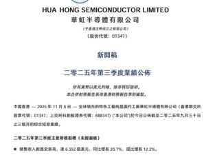 这家芯片巨头三季度收入超6.3亿美元，创历史新高！市值一天大增超100亿元
