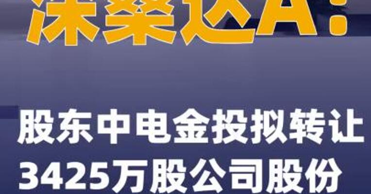 深桑达A：股东中电金投拟转让3425万股公司股份