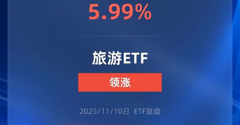 旅游ETF涨近6%