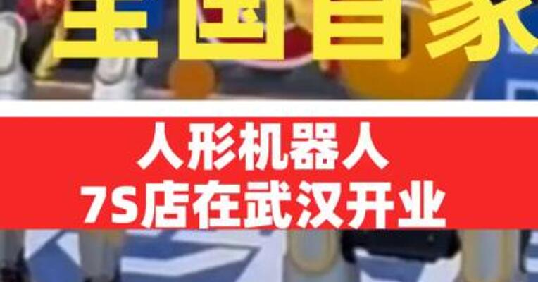 全国首家人形机器人7S店在武汉开业