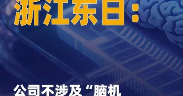 浙江东日：公司不涉及“脑机接口 ”业务