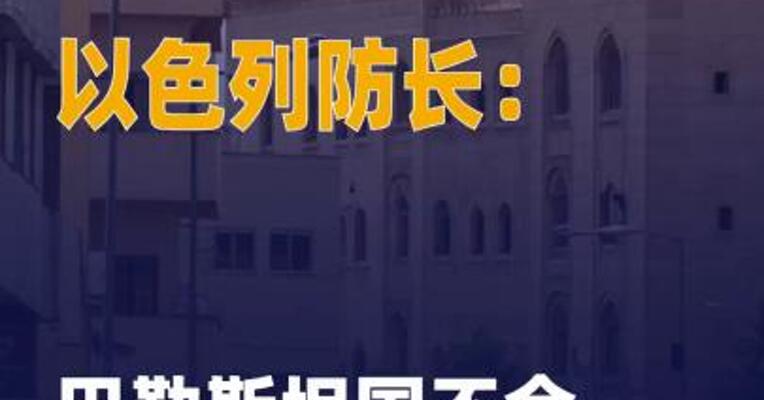 以色列防长巴勒斯坦国不会建立