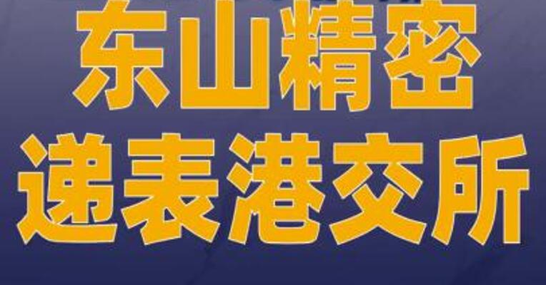 东山精密递表港交所