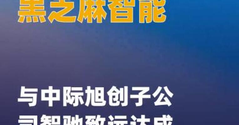黑芝麻智能与中际旭创子公司 智驰致远达成战略合作