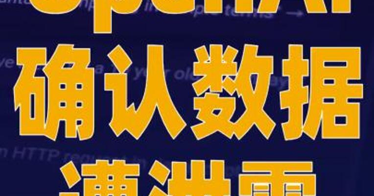 OpenAI确认数据遭泄露