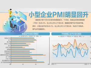 11月制造业PMI回升至49.2%