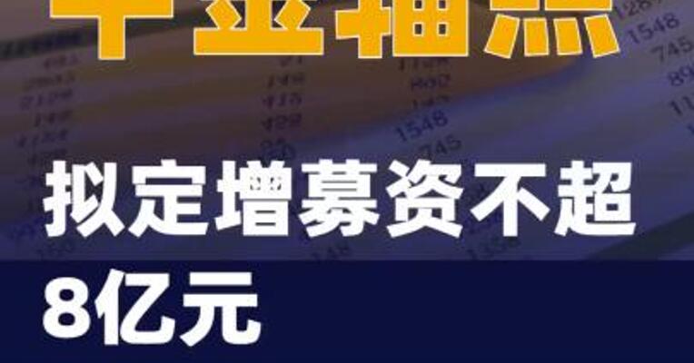 中金辐照：拟定增募资不超8亿元