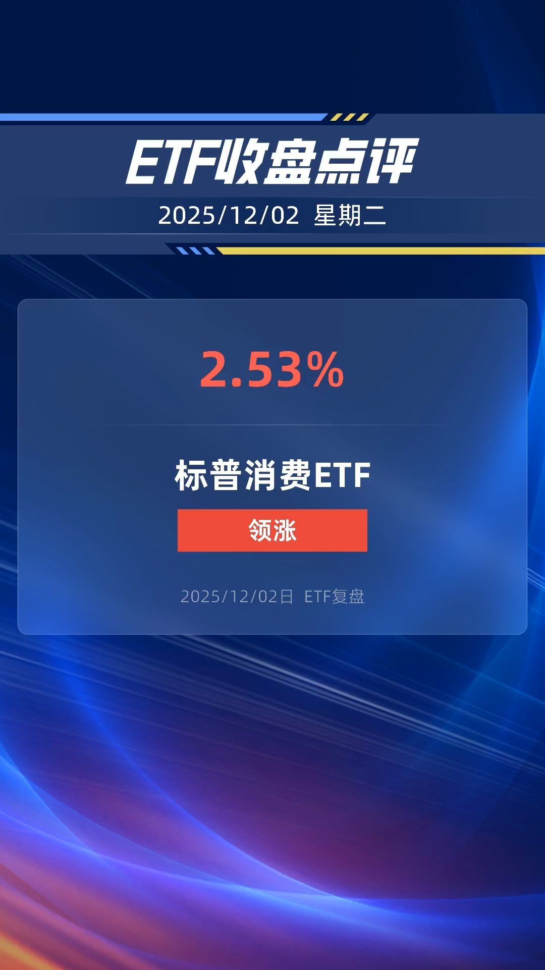 標普消費ETF漲超2%
