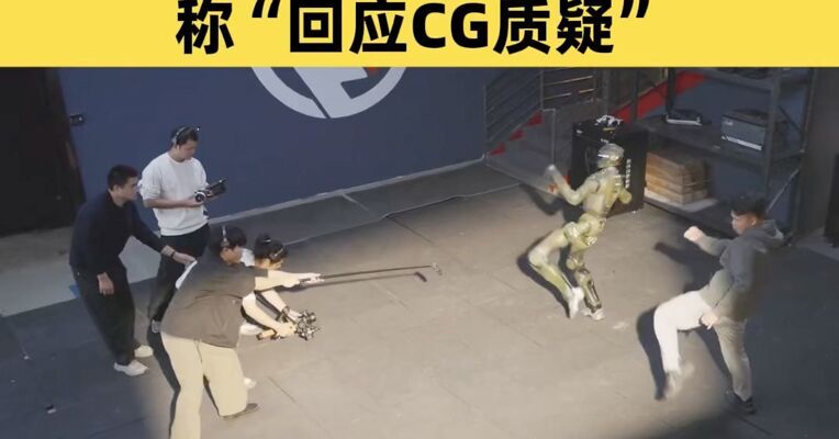 众擎机器人发布T800拍摄花絮 称回应CG质疑