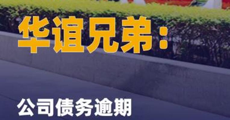 华谊兄弟：公司债务逾期 5250万元