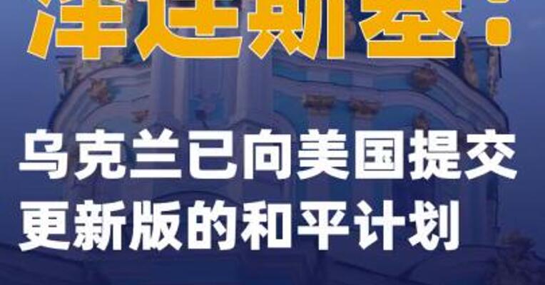 泽连斯基：乌克兰已向美国提交更新版的和平计划