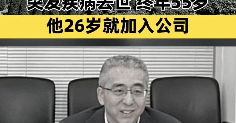 “中国软件第一股”高级副总裁陈宏印，突发疾病去世，终年55岁