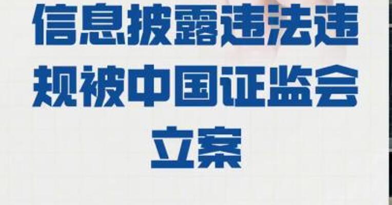 *ST沪科： 涉嫌信息披露违法违规 被中国证监会立案