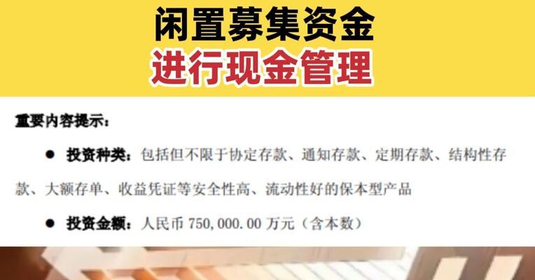 摩尔线程：拟使用不超75亿元闲置募集资金进行现金管理