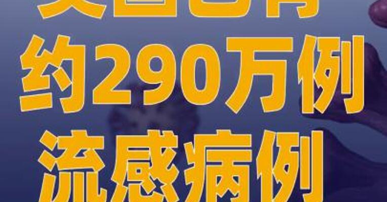 美国已有约290万例流感病例