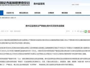 3年虚增利润6.55亿元！贵州百灵因财务造假被罚1000万元，原董事长遭市场禁入！股票被ST，将停牌
