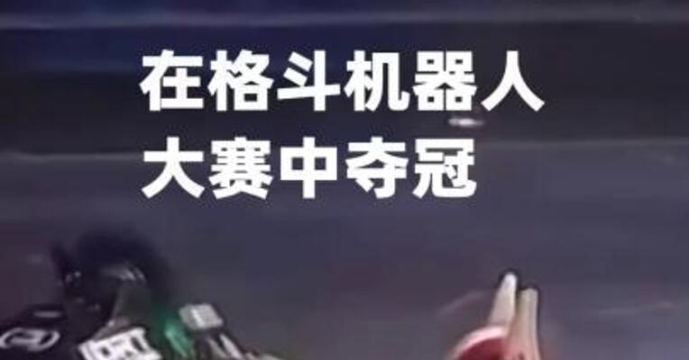 中国机器人在格斗机器人大赛中夺冠