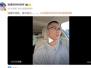 陈震账号已解封？微博、小红书和B站辟谣