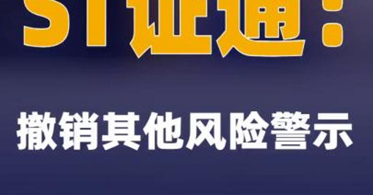 ST证通：撤销其他风险警示