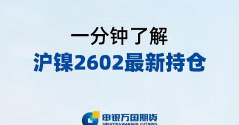 一分钟了解沪镍2602最新持仓