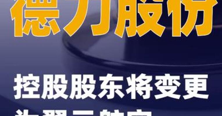 德力股份：控股股东将变更为翼元航空
