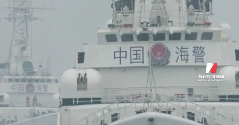 福建海警位金门附近海域依法开展常态执法巡查