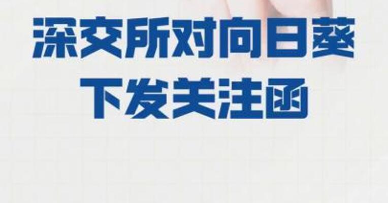 深交所对向日葵下发关注函