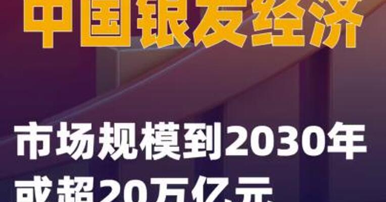 中国银发经济市场规模到2030年或超20万亿元
