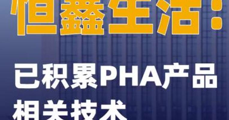 恒鑫生活：已积累PHA产品相关技术 实现批量供货