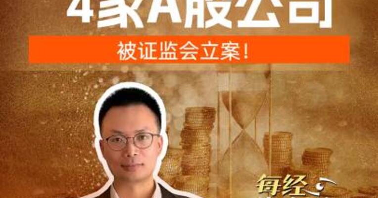 10万股东踩雷4家A股公司 被证监会立案！  