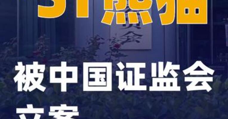 *ST熊猫：被中国证监会立案