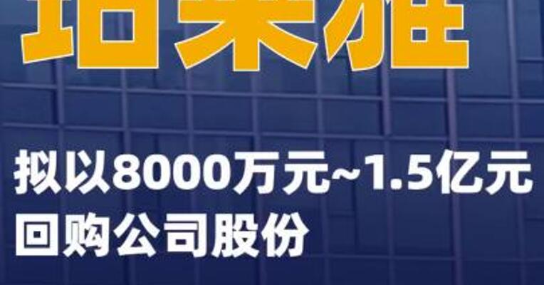 珀莱雅：拟以8000万元~1.5亿元回购公司股份