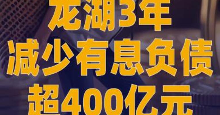 龙湖3年减少有息负债 超400亿元