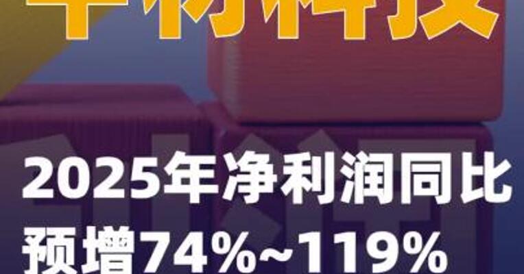中材科技：2025年净利润同比预增74%~119%