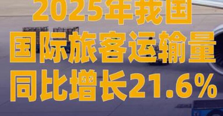 2025年我国国际旅客运输量 同比增长21.6%
