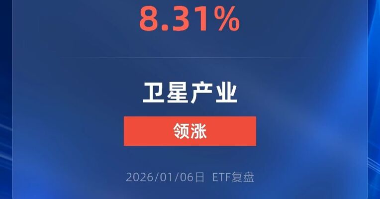 卫星ETF鹏华涨超8%