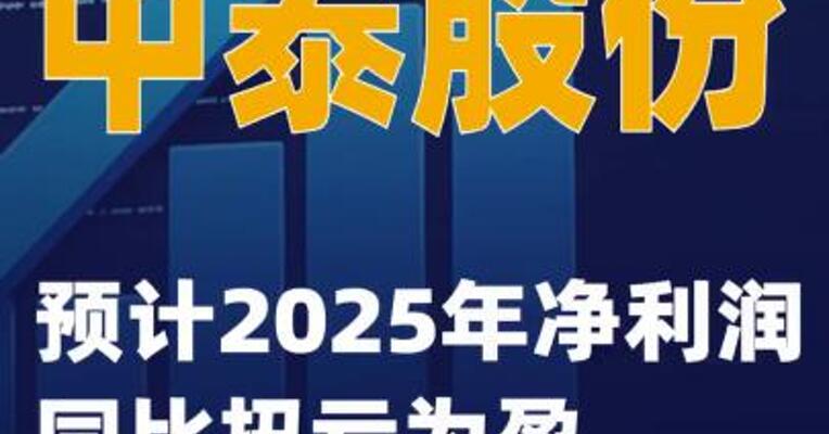 中泰股份：预计2025年净利润同比扭亏为盈