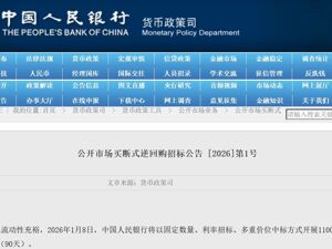 1.1万亿元！央行发布重要公告