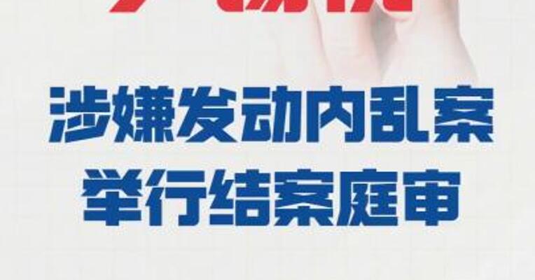 尹锡悦涉嫌发动内乱案 举行结案庭审