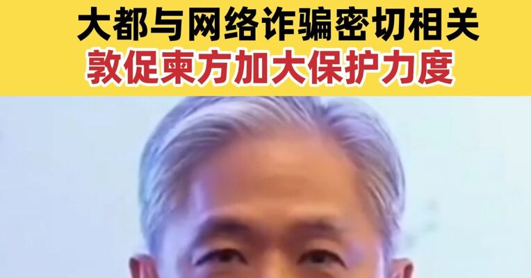 我驻柬埔寨大使汪文斌：近期发生多起中国公民在柬失联、失踪等案件 恶性案件大都与网络诈骗密切相关，敦促柬方加大保护力度