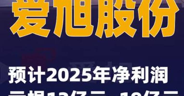 爱旭股份：预计2025年净利润亏损12亿元~19亿元