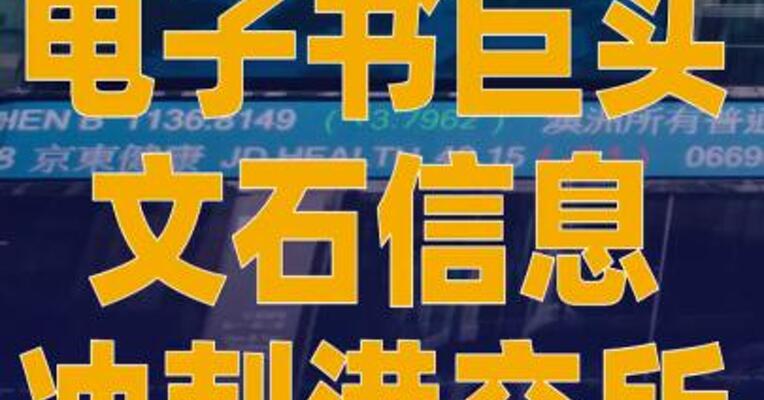 电子书巨头文石信息冲刺港交所