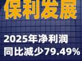 保利發(fā)展：2025年凈利潤同比減少79.49%