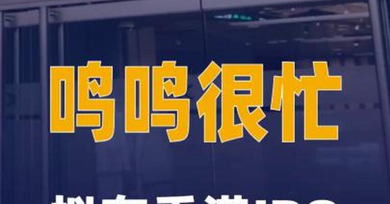 鸣鸣很忙拟在香港IPO